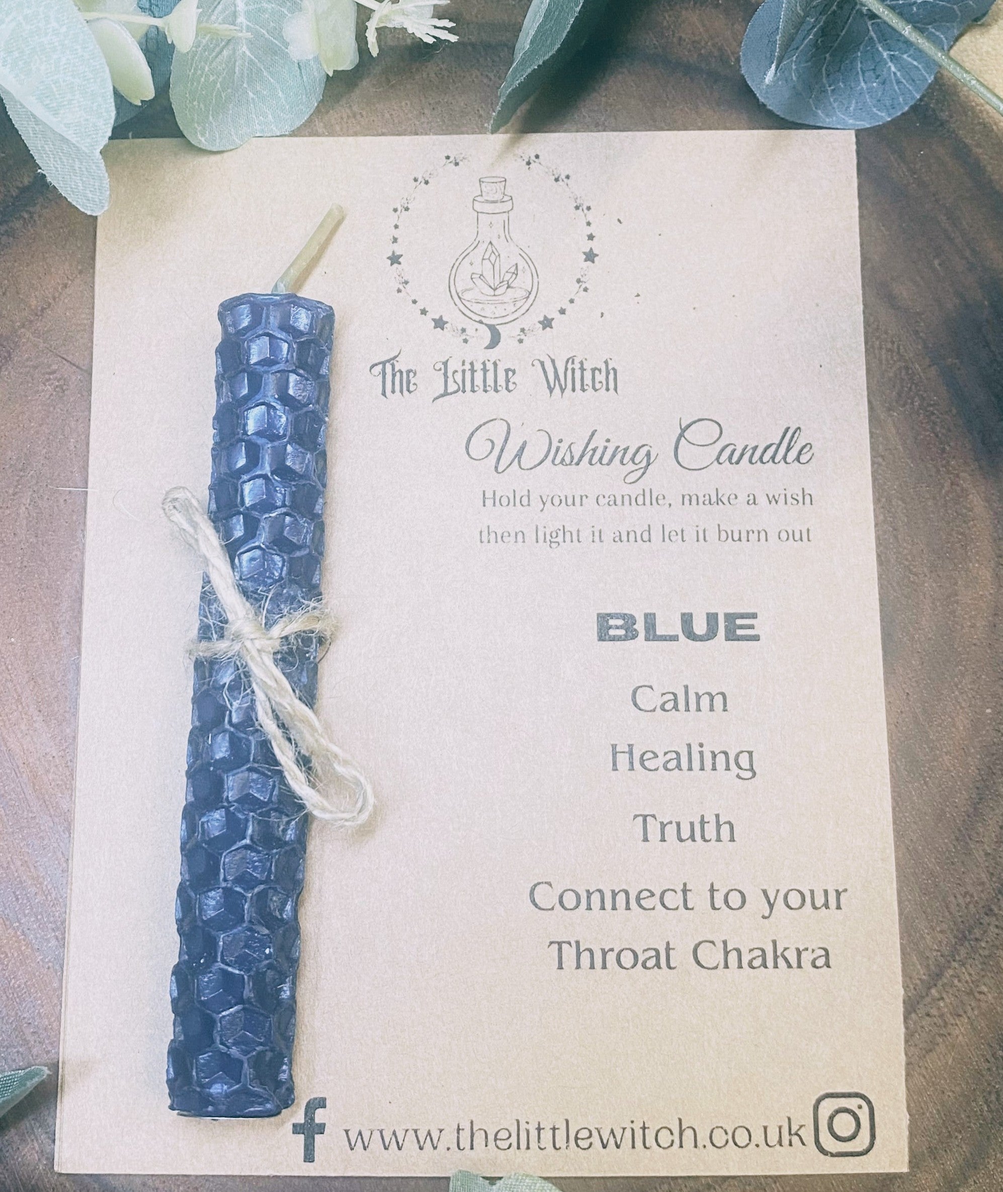Blue Spell Candle