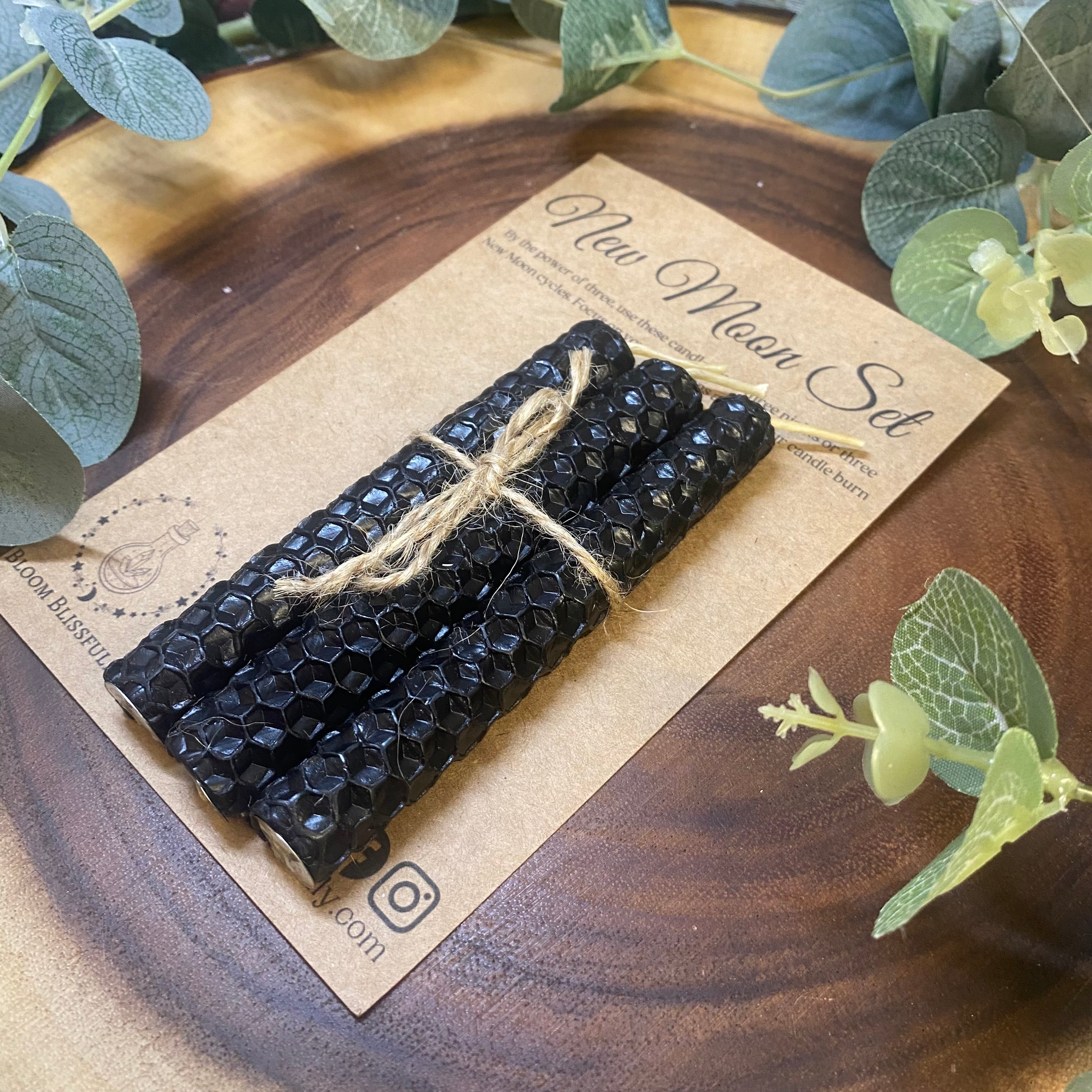 New Moon Spell Candle Set