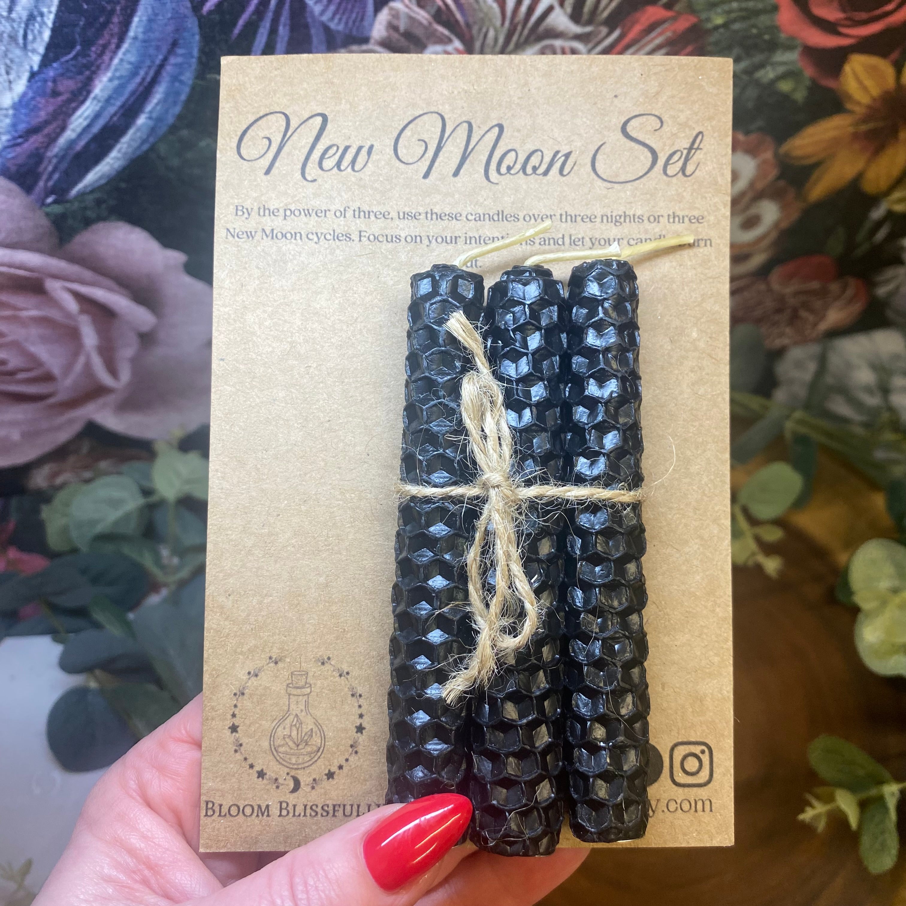 New Moon Spell Candle Set