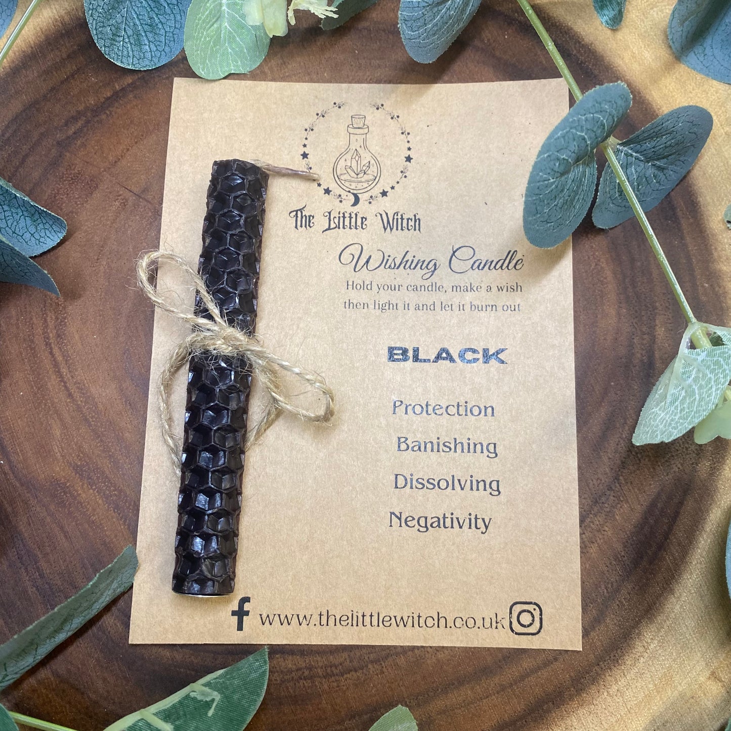 Black Wishing Candle