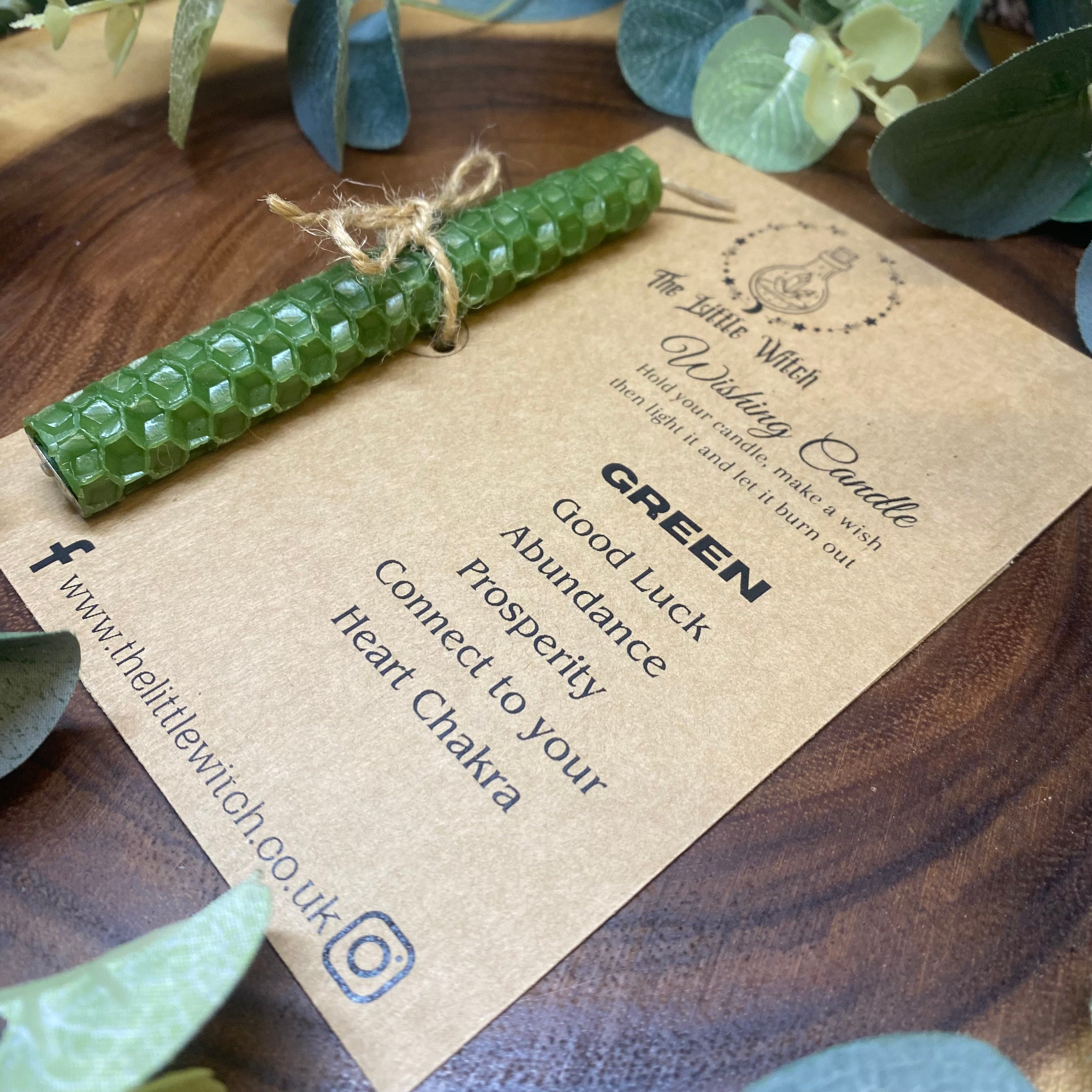 Green Spell Candle