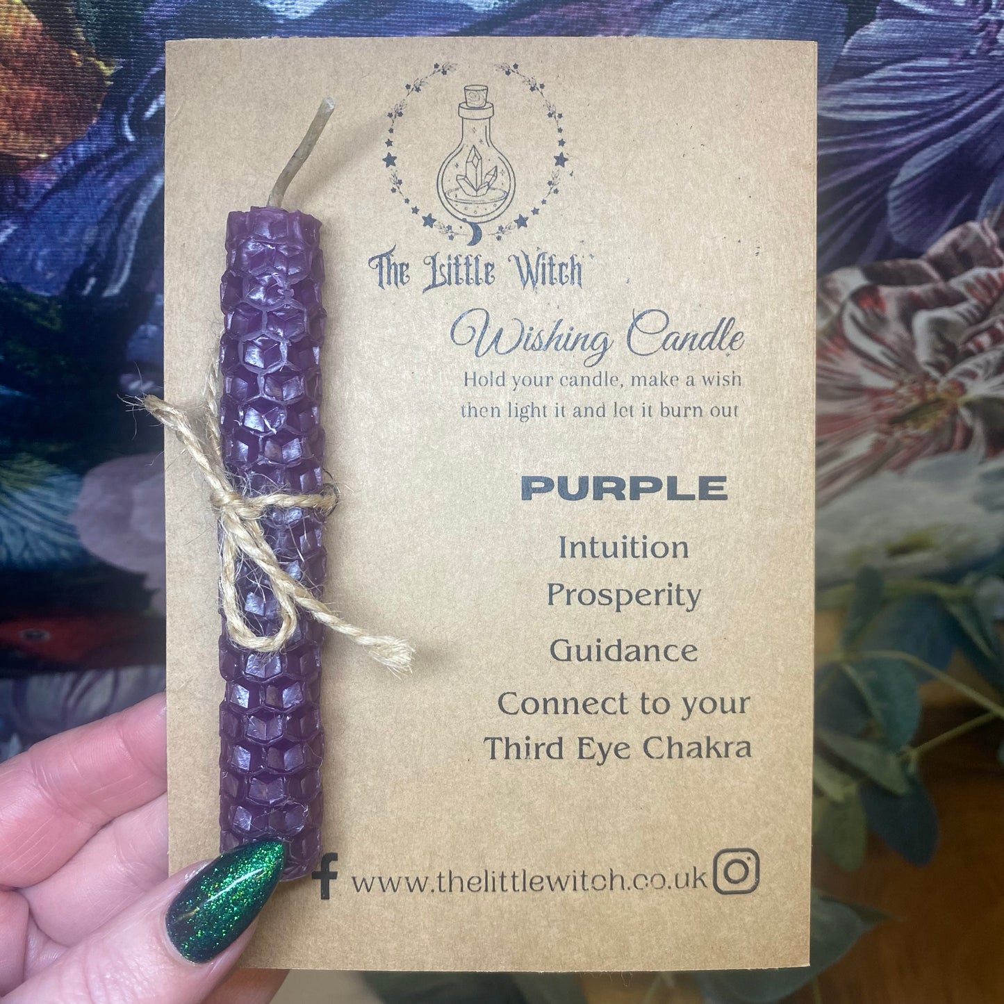 Purple Wishing Candle