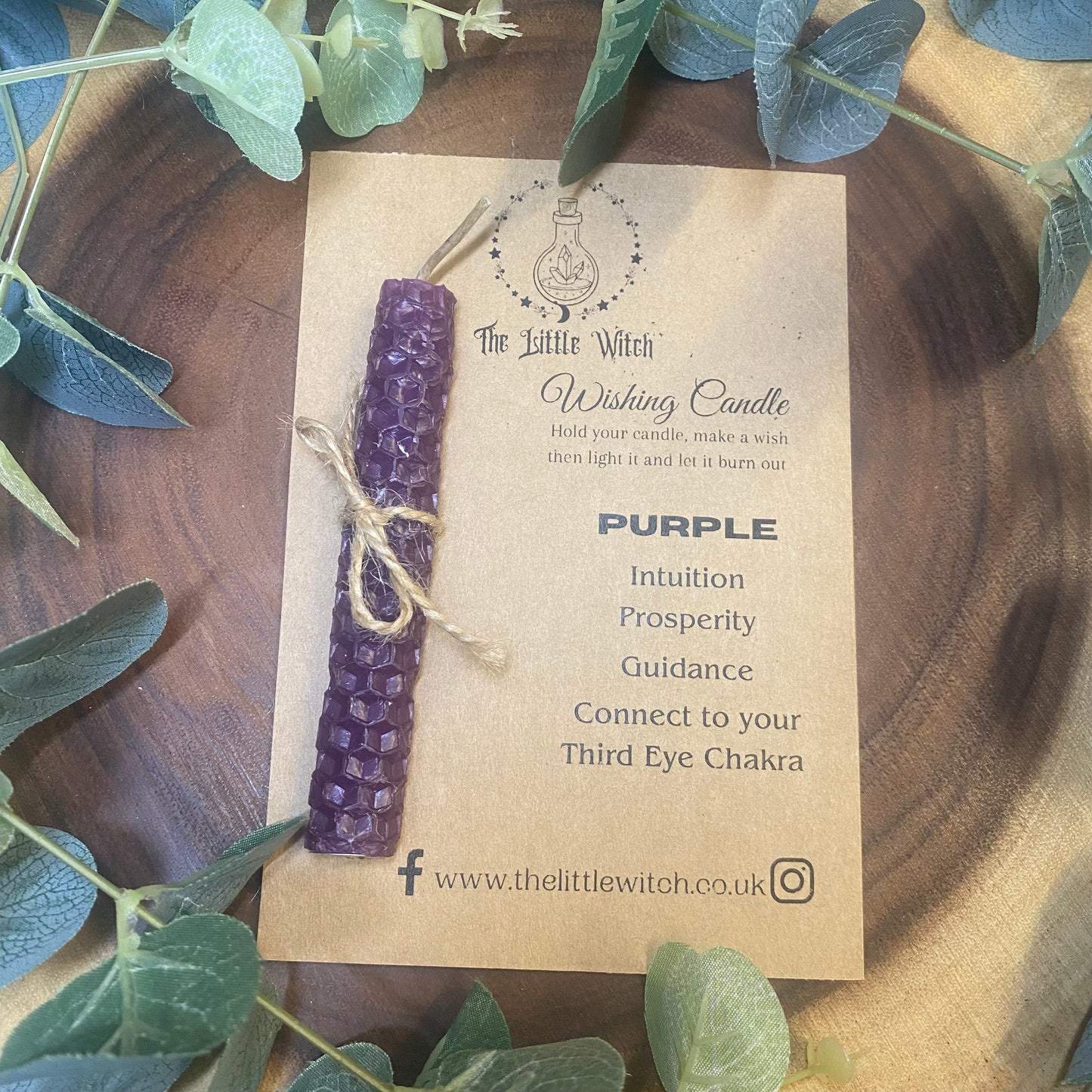 Purple Wishing Candle