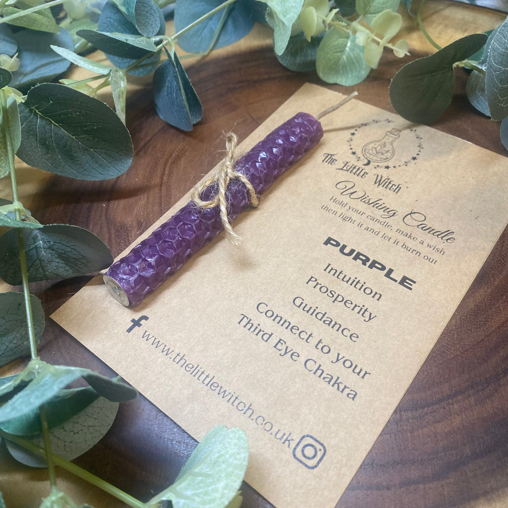 Purple Spell Candle