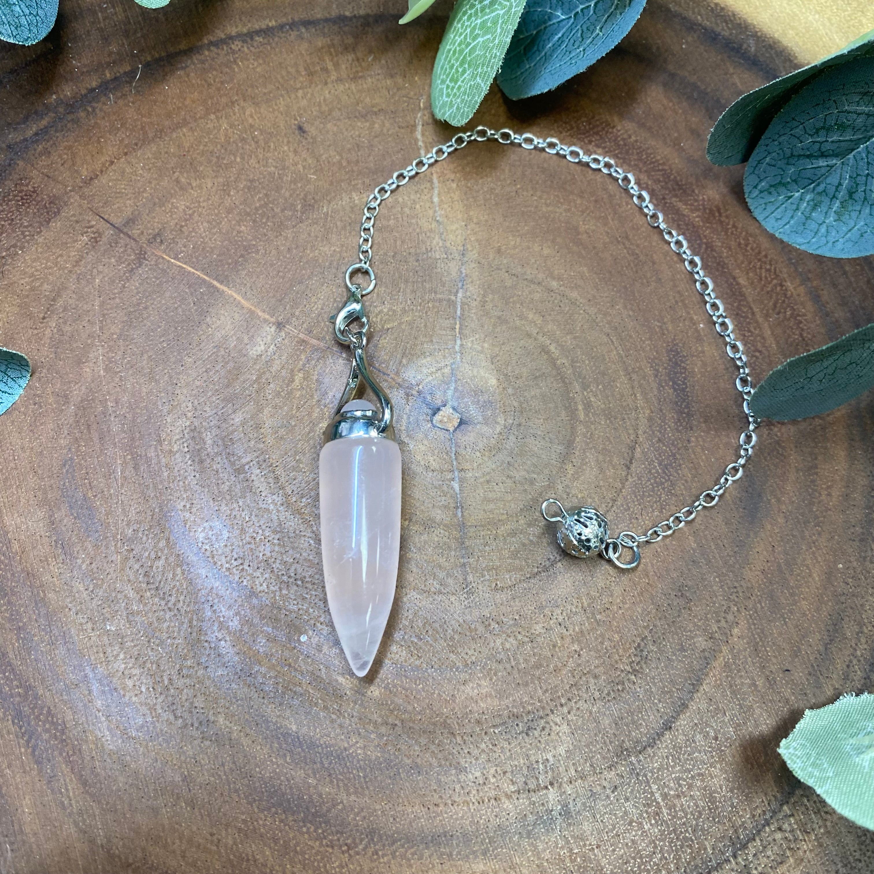 Rose Quartz Cone Pendulum