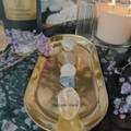A carefully curated menopause crystal set offering holistic support for symptoms like hot flushes, mood swings, and sleep issues during perimenopause and menopause."